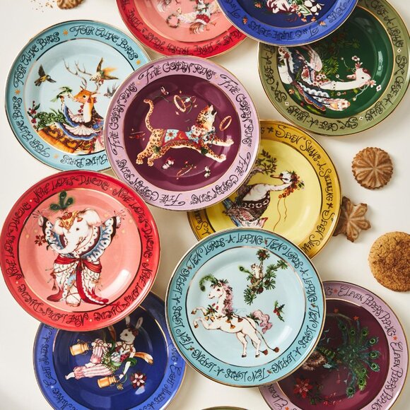 Phannapast Taychamaythakool x Anthropologie Twelve Days of Christmas Seven Swans - Picture 2 of 2